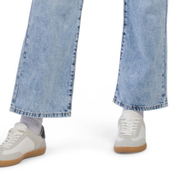 NEW FLYING ANGEL womens High Rise Jeans light wash 253 - Picture 6 of 6